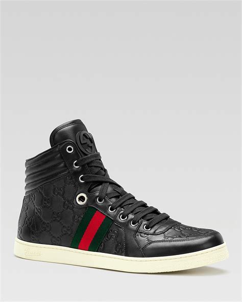 gucci flat mens sneaker|gucci men's sneakers bloomingdale's.